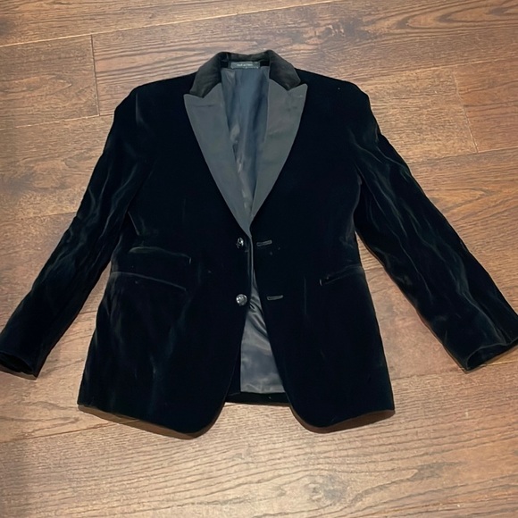 John Varvatos Boys Velvet Sport Jacket Size 14R - Picture 1 of 7